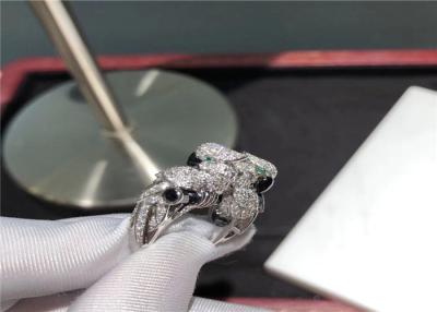 Chine Diamant fabriqué en laboratoire Les Oiseaux LibéRéS Anneau 18KT Or blanc bijoux ODM à vendre