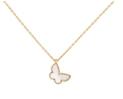 中国 スイートバタフライ Pendant 18K 黄金の真珠母 販売のため