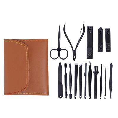 China For commercial & Home Use Personal Care Manicure Pedicure Set Nail Care Tools Kit With Beautiful Case for sale