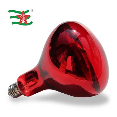 China Animal Husbandry Chicken Pig Farm Halogen Bulb Infrared Light Heating Lamp 100w~300w For Poultry for sale