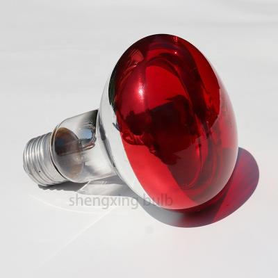 China R80 R63 Glass Heat Lamp for Physical Therapy Heater 40W 60W 70W 80w ECO Energy Saving Lamp, HAL-REFLEX for sale