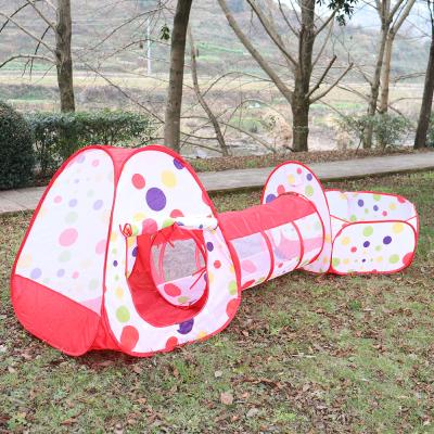 China Easy Install New Toys Baby Play Kids Tent Pop Up Ball Pit Tent Playground House With Tunnel for sale