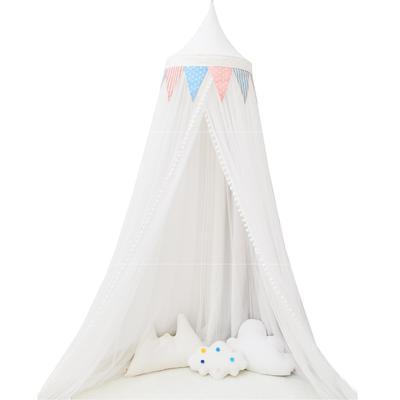 China Anti-Pull Baby Safety Crib Bed Canopy Cover Infant Portable Viewing Window Tents for sale