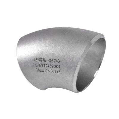 China Pipe Lines Connect Popular 90 Degree Pipe Fitting Elbow 304 Stainless Steel Elbow For Tube Fittings for sale