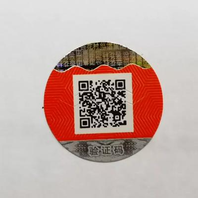 China Anti-Counterfeiting Waterproof Custom Labels Electronic Product Packaging Label Tanning Sticker Scratch Off QR Code Sticker Label for sale