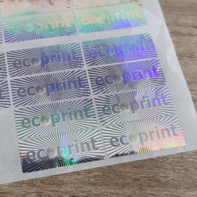 China Hologram Sticker Anti-Counterfeit Paper Label Newest Factory Anti-Counterfeit Custom Label for sale