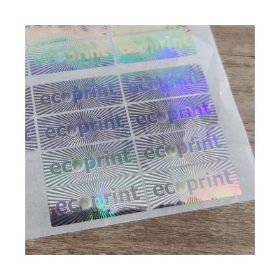 China Anti-Counterfeit Custom Laser High Security Label Stickers Tamper Evident Seal Original Authentic Hologram Label Stickers Can Be Opened First Label for sale