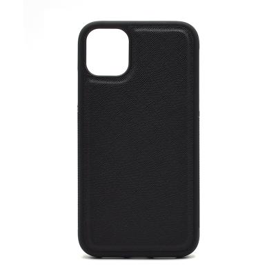 China Unique/100% Eco-friendly Phone Case/Slim/Light Ysure Customized Logo Latest New Trendy Pu Saffiano Leather Phone Case For Phone 11 for sale