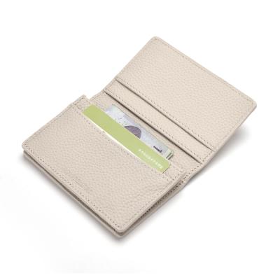 China Eco-Friendly / Convenient / Business / Lifestyle Ysure Customize Personalized Custom Credit Card Holder Wallet Tarjeteros PU Leather Pebbled Card Holders for sale