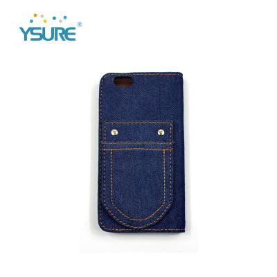 China Unique / 100% Eco-friendly Phone Case / Slim / Light Weight Environmental Friendly Anti - Scratch Style Original Denim Absorbs , Adjustable Phone Case for sale