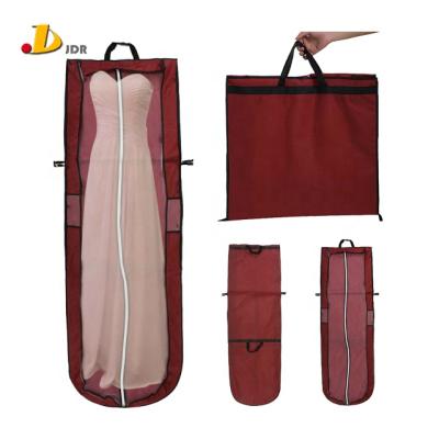 China Breathable Foldable Storage Dress Bag Garment Bag Dress Garment Bag for sale