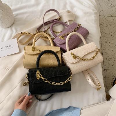 China 2020 fashion ladies small luxury handbags wholesale fashion purses texture handbags for women for sale