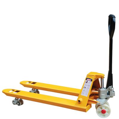 China Brand New Easy Convenience Manual Safety Hand Operation Pallet Jack Truck Forklift For Transport Semi Manual Task for sale