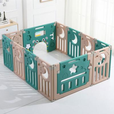 China Children Playing Indoor Portable Kids Play Safety Baby Playpen Plastic Fence for sale