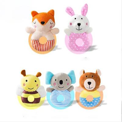 China Inflatable Toy USA Market Hot Selling Wholesale Baby Plush Hand Rattle Toys For Soothes Baby for sale