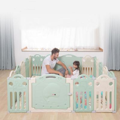 China Children Playing Home Use Environmental Protection Toddlers Play Yard Fence Plastic Safety Baby Playpen for sale