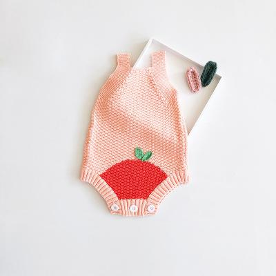 China Fashionable and Morden Wholesale Summer Lovely Baby Knitted Clothing Romper Newborn Babies For Promotional for sale