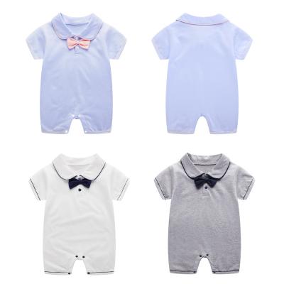 China 2021 New Arrival Organic Baby Boy Clothing Boutique Baby Rompers Cotton Summer Baby Boy Clothes 100% Organic for sale