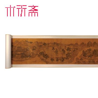 China Chinese Painting Chinese The Song Dynasty Guo Zhongshu Facsimile Wang Wei Rim Map Chinese Painting for sale