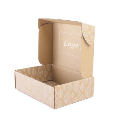 China Custom Corrugated Card Board Mailers Shipping Mailer Rigid Craft 10x8x4 Mailer Box for sale