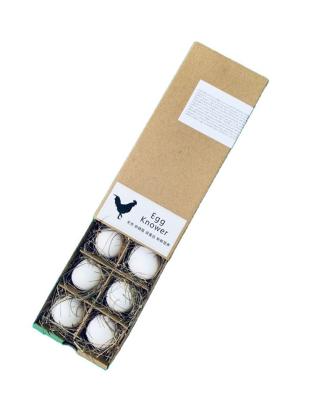 China Recyclable Gift Quail Egg Packing Box Custom For Farm Cardboard Paper for sale