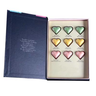 China Custom Ribbon Gift Box 9-Piece Heart-Shaped Chocolate Box for Sale on Valentine's Day for sale