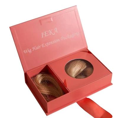 China Recycled Materials Luxury Eco-Friendly Hair Extension Magnetic Paper Hair Gift Box for Wig for sale