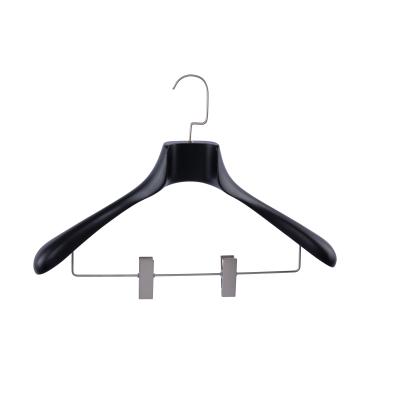 China Custom Logo Eco-friendly Material 360 Degree Rotating Hook Hotel Hanger Home Luxury Wooden Clothing Hanger For Suit for sale