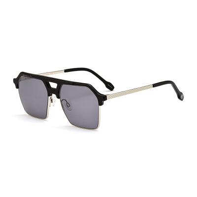 China Fashion Sunglasses Fashion Futuristic OEM Big Frame Sunglasses Half Frame Sunglasses for sale