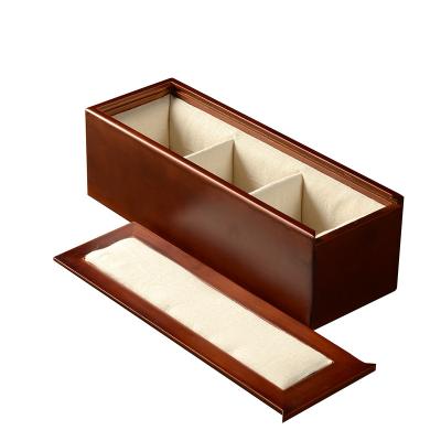 China Wine Boxes Wine Set Gift Boxes Handmade Premium Glass Wine Storage Boxes for sale