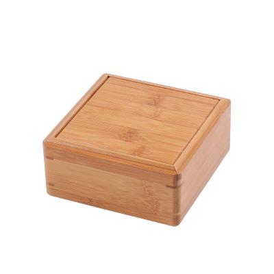 China Handmade Wholesale Wood Slide Top Boxes Frosted Wooden Cosmetic Glass Jars Box Plants for sale