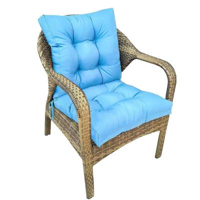 China Contemporary Waterproof One-Piece Cushion for Home or Office Indoor Outdoor Rattan Chair Back Cradle Chair Single Sofa Cushion for sale