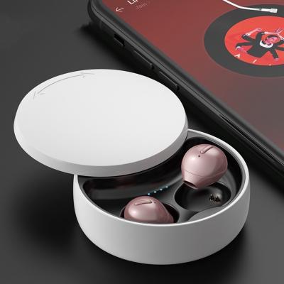 China 2021 new sales earphone double-ear dual-ear tws 5.0 mini border model trash can charging headphone, wireless for sale