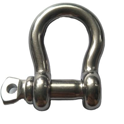 China Heavy Industry Shackle Stainless Steel Bow Shackle for sale