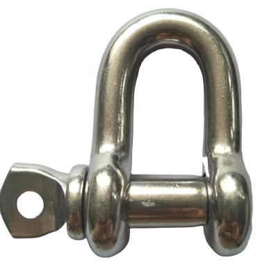 China Heavy Industry Shackle Stainless Steel 316 Stainless Steel 304 A2 A4 D Shackle for sale