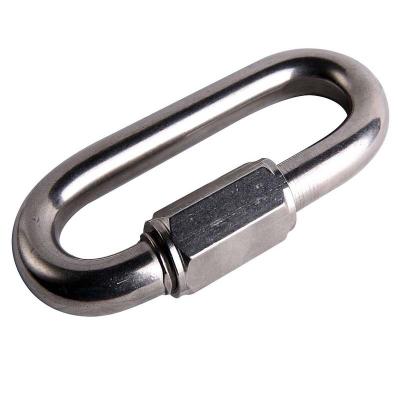 China Heavy Industry Stainless Steel AISI304 AISI316 Quick Link Chain Marine Hardware (4mm - 14mm) for sale