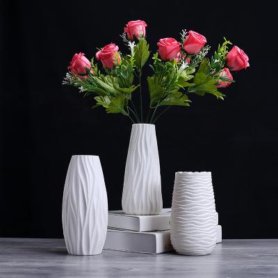 China Modern European creative minimalist ceramic flower pot plant container succulent decoration for home ministry garden for sale