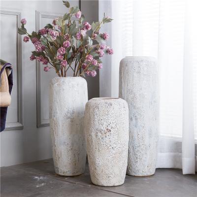 China American Simple Modern Simple Modern Vase Arrangement Indoor Plant Style Ceramic Floor Vases for sale