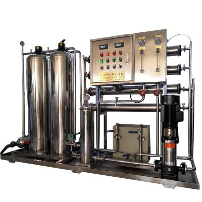 China Hotels Well Water Filtration Equipment Reverse Osmosis System Water Treatment Machinery for sale