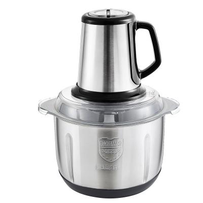 China Multifunctional Mini Electric Meat Chopper 2l/3l/4l Small Outdoor Stainless Steel 2L Vegetable Mixer for sale