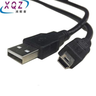 China MP3/MP4 Player 1.5M USB To Mini USB Cable Data And Billing MP3 MP4 Camera USB To V3 Male To MINI5P Male Black for sale