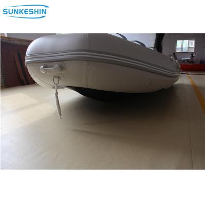 China Fishing 3.6m 6 Person Deck Boat Floor Foldable Sea Fishing Inflatable Boat for sale