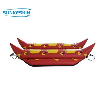 China High Quality PVC 6 Person Water Towable Inflatable Banana Boat Outside for sale