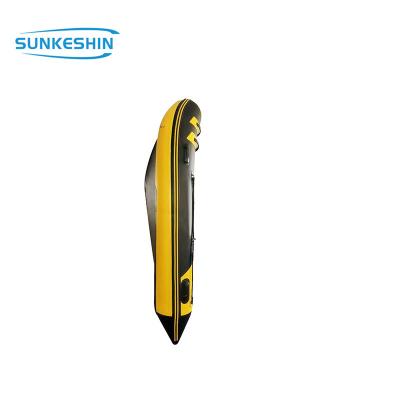 China 2022 Yellow Color 4m PVC Fishing Fishing Paddle Inflatable Boat Producer for sale