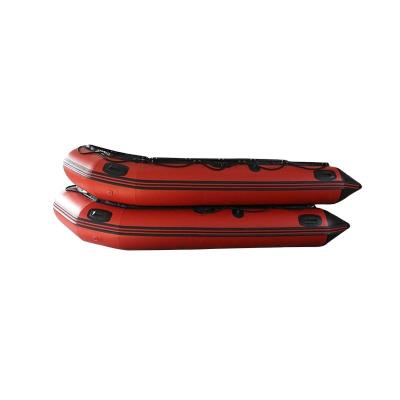 China Fishing Heavy Duty Inflatable Fishing Boat With 1.2cm Aluminum Floor for sale