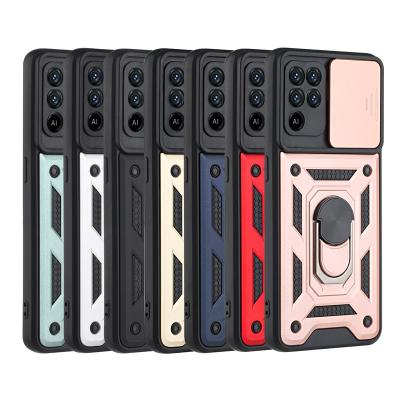 China Shockproof With Window 2021 New Slim Push-Pull Camera Protective Heavy Duty Mobile Phone Case For Xiaomi Redmi Note 10 4G for sale