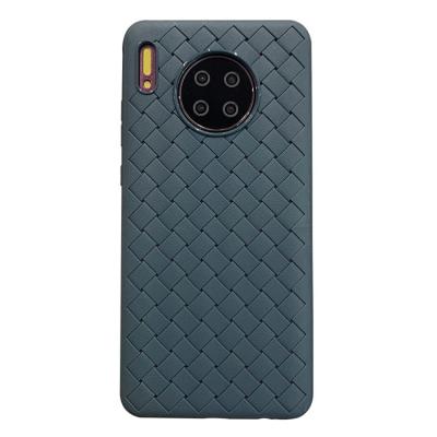 China Fashion Shockproof Simple Soft Pure Color Pattern TPU Woven Phone Case For Huawei Mate Series P Series for sale