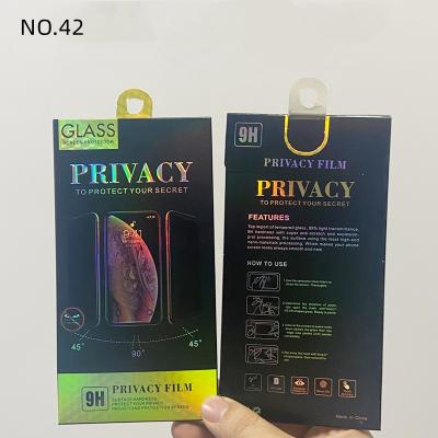 China Consumer Electronics In Stock Tempared Retail Glass Packing Box For iPhone Case Paper Packaging Custom Logo for sale