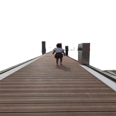 China China Factory Wholesale Price Marine Aluminum Easy Installation Dock Gangway Anti Skid Floating Bridge Walkway for sale