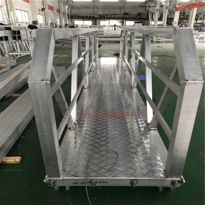 China Easy Installation Marine Dock System Antirust Marine Ladder Aluminum Gangway for sale